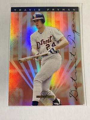 1995 Leaf Limited Baseball Card #52 Travis Fryman Prism FOIL