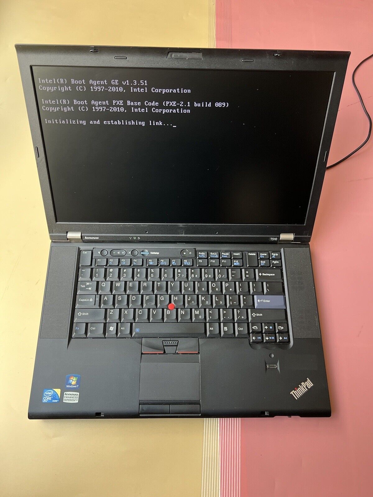 Lenovo ThinkPad T510 vPro Intel Core i5 M520 4GB RAM 0GB HDD PARTS OR REPAIR - Picture 3 of 8
