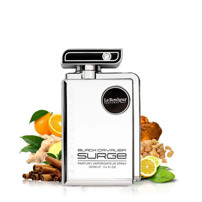 Black Cavalier Surge By Le Bonheur Perfumes Eau de Parfum – 100 ml