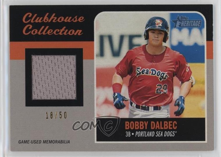 2019 Topps Heritage Minor League Edition Black 18/50 Bobby Dalbec #CCR-BD b8u