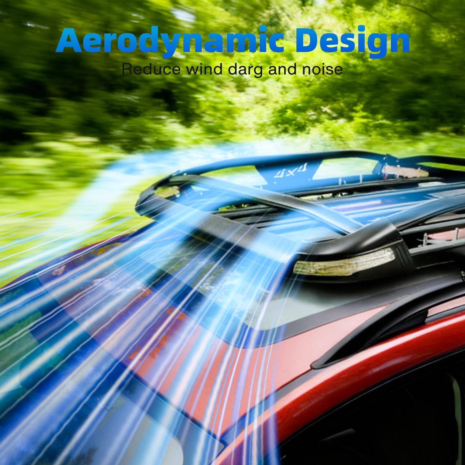 For Honda Element EX LX 50'' X37" Roof Racks Cargo Basket Cross Bars w/LED Light