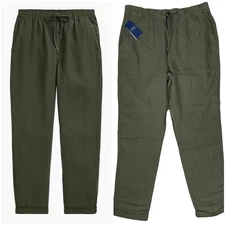 Polo Ralph Lauren Men Slim Fit Taper Prepster Pants, New Olive, XXLarge New NWT