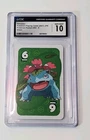2021 Pokemon Japanese Playing Cards Pocket UNO Green Venusaur CGC 10 GEM MINT