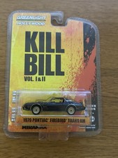 GREENLIGHT HOLLYWOOD SERIES 10 KILL BILL VOL I & II PONTIAC FIREBIRD TRANS-AM