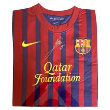 Lionel Messi Signed FC Barcelona Shirt Framed COA Football Private Signings