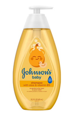 Johnson's Baby Shampoo with Aloe & Vitamin B5, Tear-Free, 20.3 fl. oz