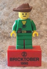 Lego Minifigure Retro Forestman Bricktober Week 2 1990 Forestmen Magnet