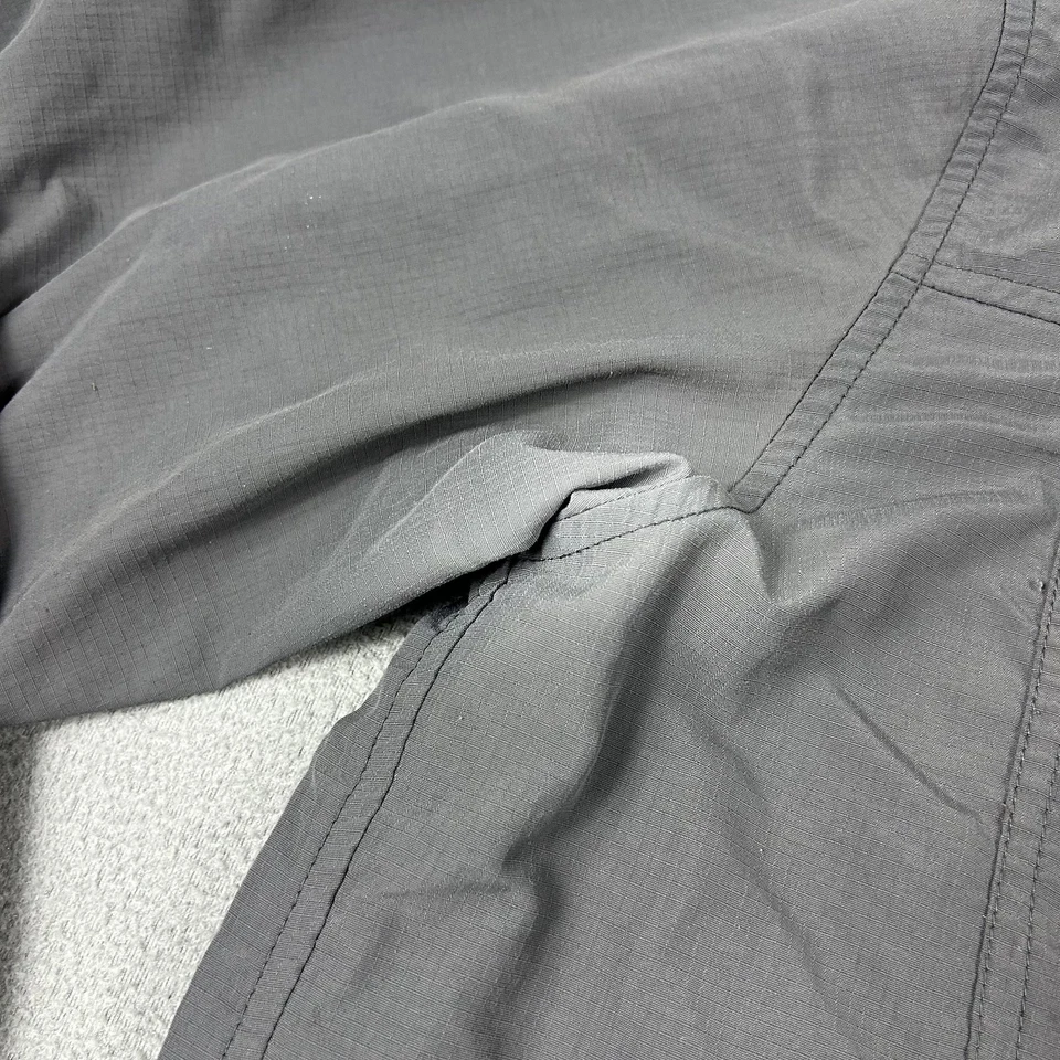 Camisa ExOfficio Para Hombres 2XL Gris Manga Larga Botón Frontal Ripstop Viaje Senderismo Foto 4 de 4