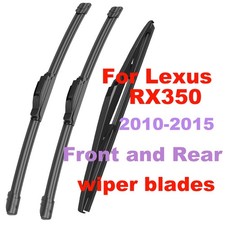 For Lexus Rx350 2010-2015 Front And Rear Windshield Wiper Blades Oem Set Of 3