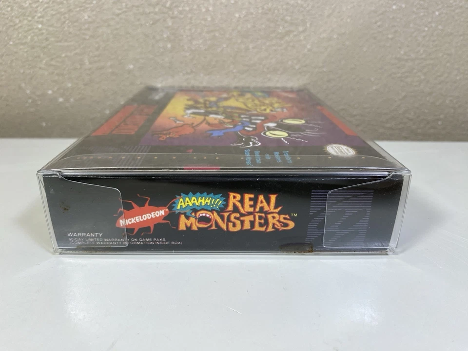 Nickelodeon AAAHH Real Monsters SNES WITH CIB NO MANUAL NEAR MINT VINTAGE 1991 - Image 3 of 4