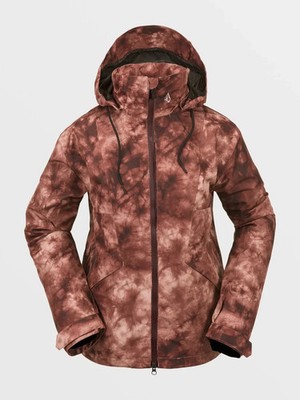 Volcom Damen Kimball Snowboard Ski Jacke PINK SALT WASH RED REFB19B1