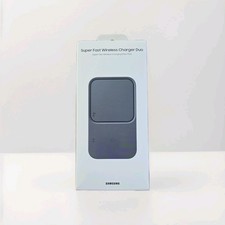 Samsung Super Fast Wireless Charger Duo, 15W, Graphite, Brand New & Sealed