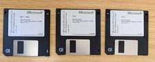 VINTAGE Microsoft MS-DOS 6.22 Plus Enhanced Tools - 3.5" Floppy Disks 1-3