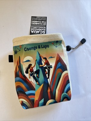 Kreidebeutel Csenge & Lapo Handmade Klettern Boludern (H079)