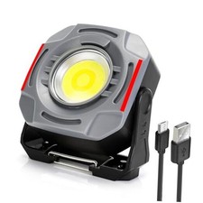 Magnetic Work Light Rechargeable, Portable FloodLight with Hook, Stepless 1