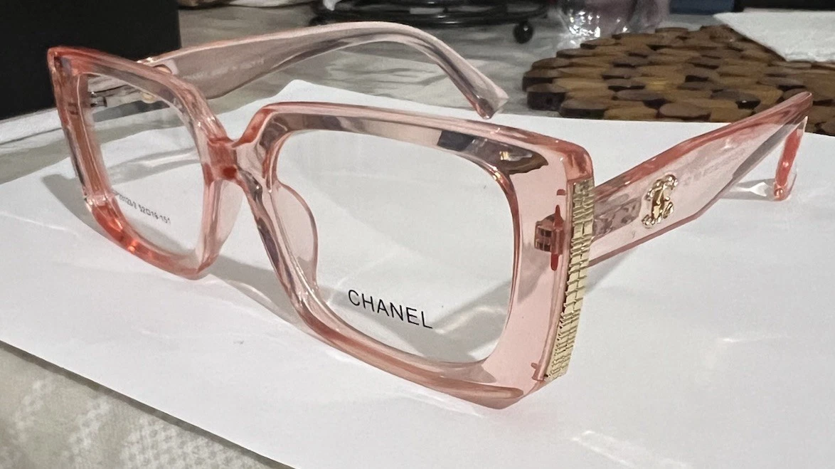 CHANEL Pink Eyeglass Frames for sale - eBay display picture 2