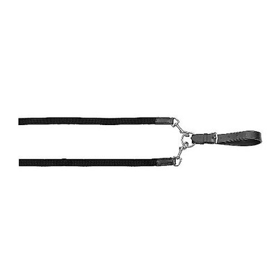 Horze Webbed Draw Reins Full Black