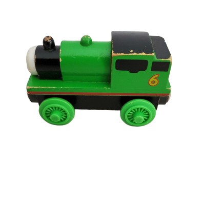 Vintage Thomas The Train Wooden Railway Percy Green Engine 1996 Britt Allcroft