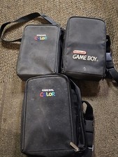 Lot of 3 Nintendo GAMEBOY COLOR Licensed Carrying Cases Travel Case