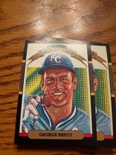 1987 Donruss Diamond Kings George Brett #15 Kansas City Royals