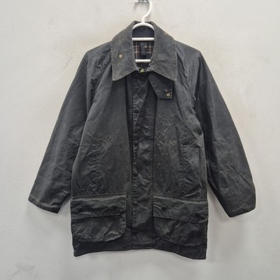 Barbour Vintage A155 Beaufort Wax Waterproof Navy Country Jacke Mantel Gr. 36