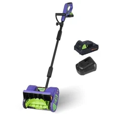 20V Lithium-Ion Cordless Electric Snow Shovel, 12 inch Snow Blower, snow blower