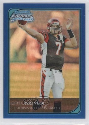 2006 Bowman Chrome Blue Refractor 119/150 Erik Meyer #275 Rookie RC 0a7