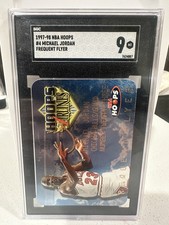 1997-98 NBA Hoops - Frequent Flyer Michael Jordan #4 for sale