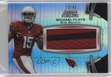 2012 Bowman Sterling Jumbo Rookie Relic Prism Refractor 13/47 Michael Floyd 9zv