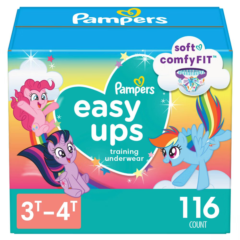 Pampers Easy Ups Girls' My Little Pony Disposable Training U
