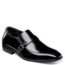Stacy Adams Shoes Abram Moc Toe Bit Slip On Black Size 13 — photo 2
