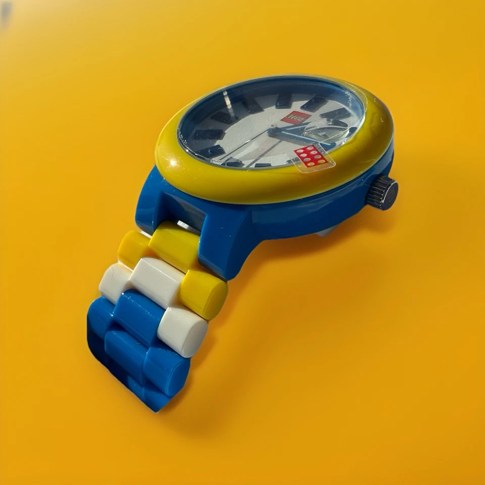 lego Watch SYSTEM RARE WITH BOX NEVER USED SHIPS FROM USA BLUE BRICK WATCHFACE - Image 4 of 4