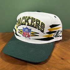 Vintage Green Bay Packers Hat Cap Snapback Diamond Cut Logo Athletic Pro Line