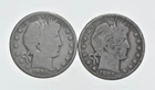 1892-1915 Lot 2 1906-D 1905 Barber 90% Half Dollars - Coin Collection *927
