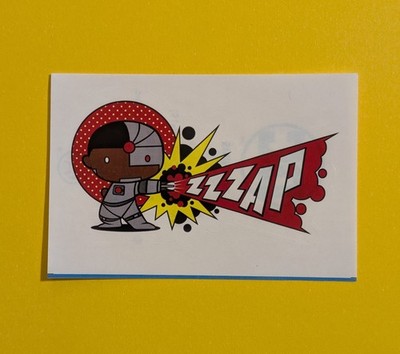 Cyborg Vending Sticker - 2019 DC Chibis Series 1 - Comic Book Character ''Zzzap''