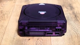 Sega Dreamcast Console Bundle - NTSC-J - Clear Purple Shell - Tested - US Seller