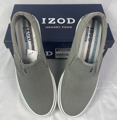 IZOD Men’s Gray Slip-On Sneakers – Size 12 NWT Izod Men main image 4