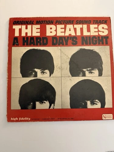 The Beatles A Hard Day’s Night LP UAL 3366 Mono 1G EX Vinyl VG