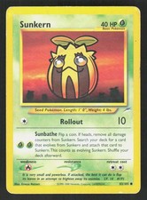 Pokemon Sunkern 83/105 Unlimited Common Neo Destiny (MP)