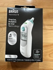 🔥 NEW 🔥 Braun ThermoScan 5 with ExactTemp Ear Thermometer - White 🔥 NEW 🔥🔥