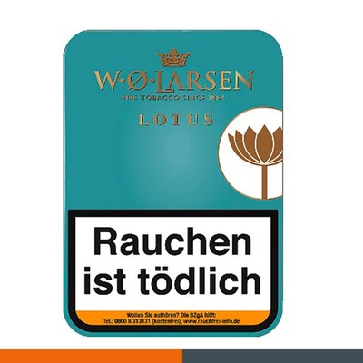 3 x 100g W.O Larsen Lotus Pfeifentabak Dose