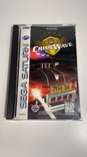 CrimeWave SEGA SATURN CIB Complete w Reg Card Very Good Tested