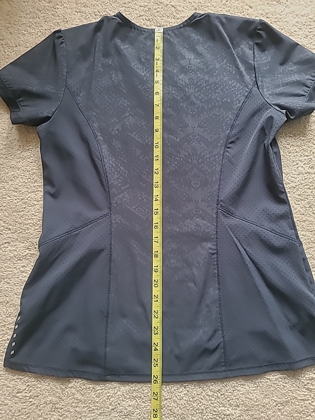 Barco One  Women's Scrub 2 PC Set Pewter Gray EUC, Top Size MED, Pants Small 