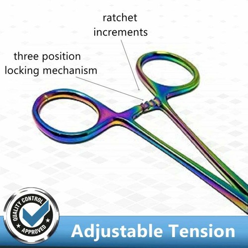 Surgical Hemostat Kelly Locking Forceps Clamp Straight Curved Artery Veterinary - Picture 13 of 59