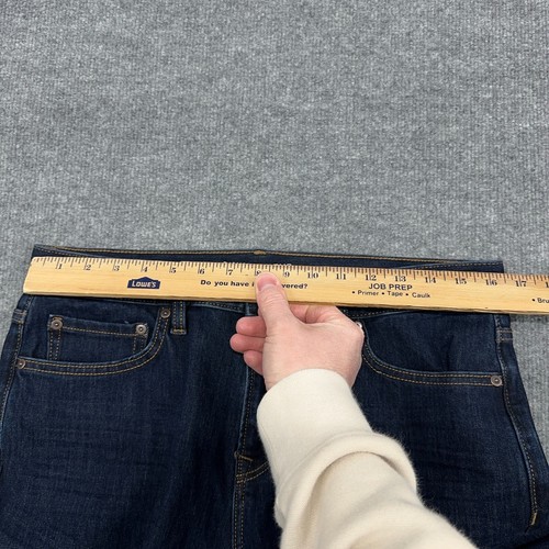 Jeans Banana Republic Travel Elasticizzato Uomo 32x36 Skinny Fit Lavaggio Scuro Lungo NUOVO - Foto 5 di 10
