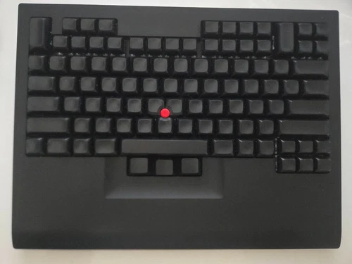 TEX Shinobi TrackPoint Keyboard - blank keycaps - ANSI (TTC Silent Bluish White)