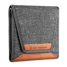 K&F Concept 3-Pocket lens Filter Case round 67-82mm lens filter bag waterproof