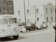 8mm Film 1953 South Bend Indiana 1950s Home Movie Greyhound Bus Pitbull Houses