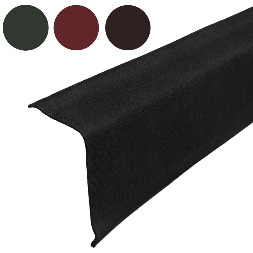TG SUPPLIES CorruGuard® Roofing Verge Side Flashing Gable Trim For Corrugated Bitumen Sheets