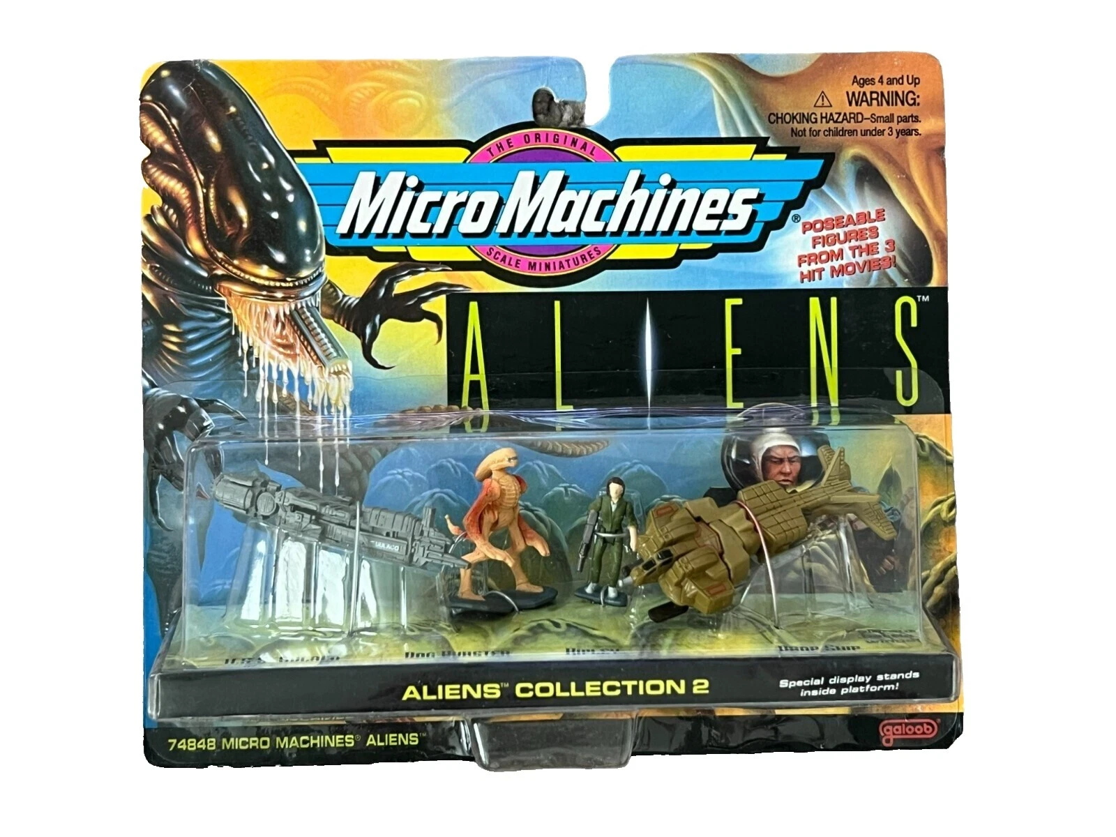 Bonecos de ação Galoob Predador e Acessórios